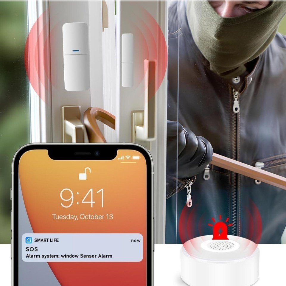 intrusion detection sensor with call and sms